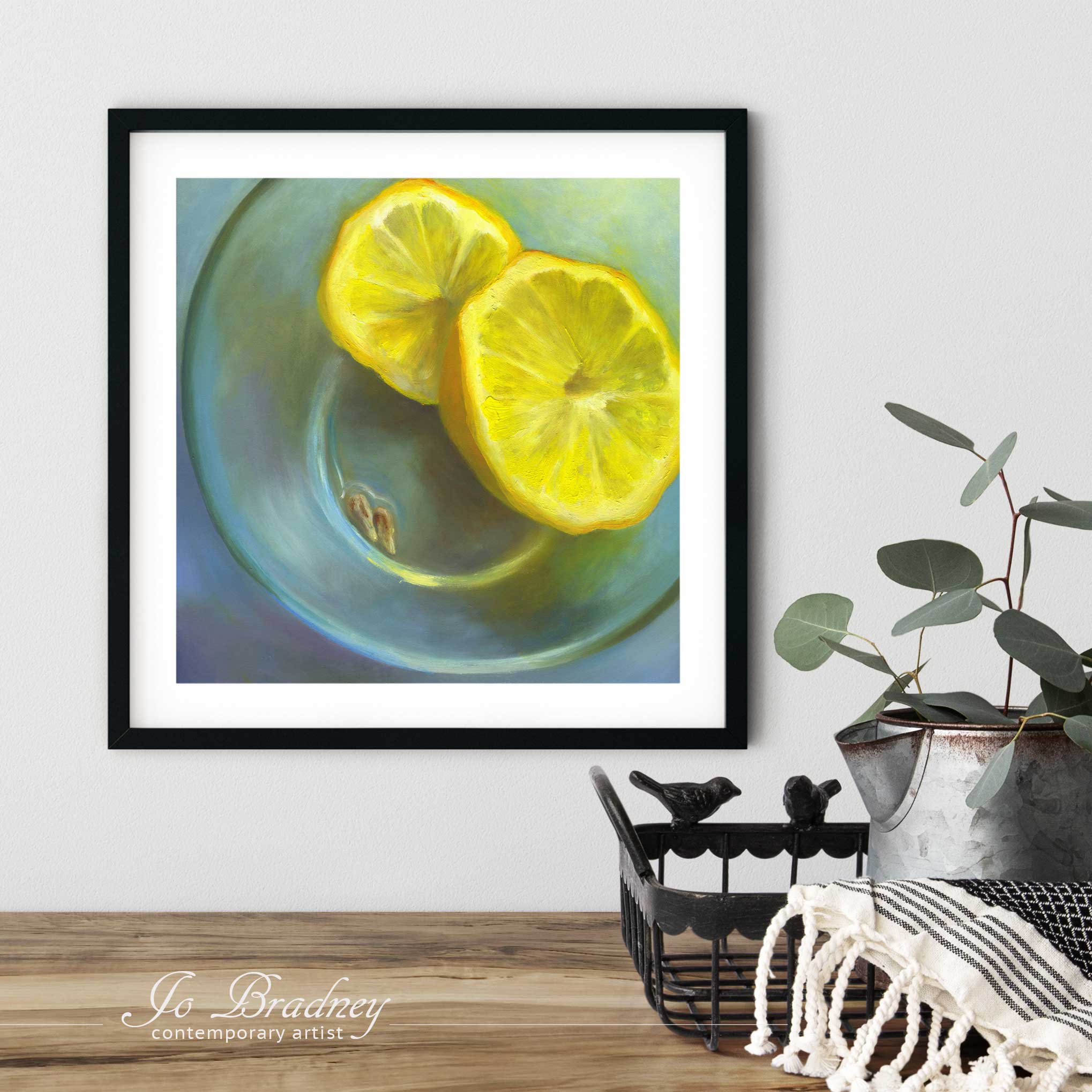 Lemons painting Original oil picture Citrus wall selling art Still life fruits Kitchen artwork Dining room decor Fruit on canvas Impasto painting